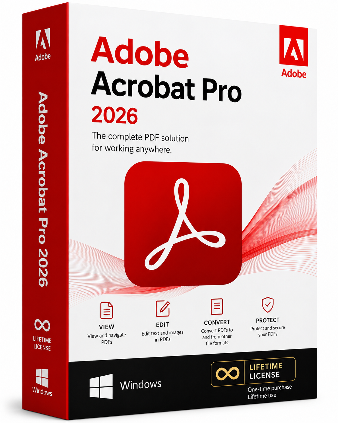 Adobe Acrobat Pro 2026 Lifetime License for Windows