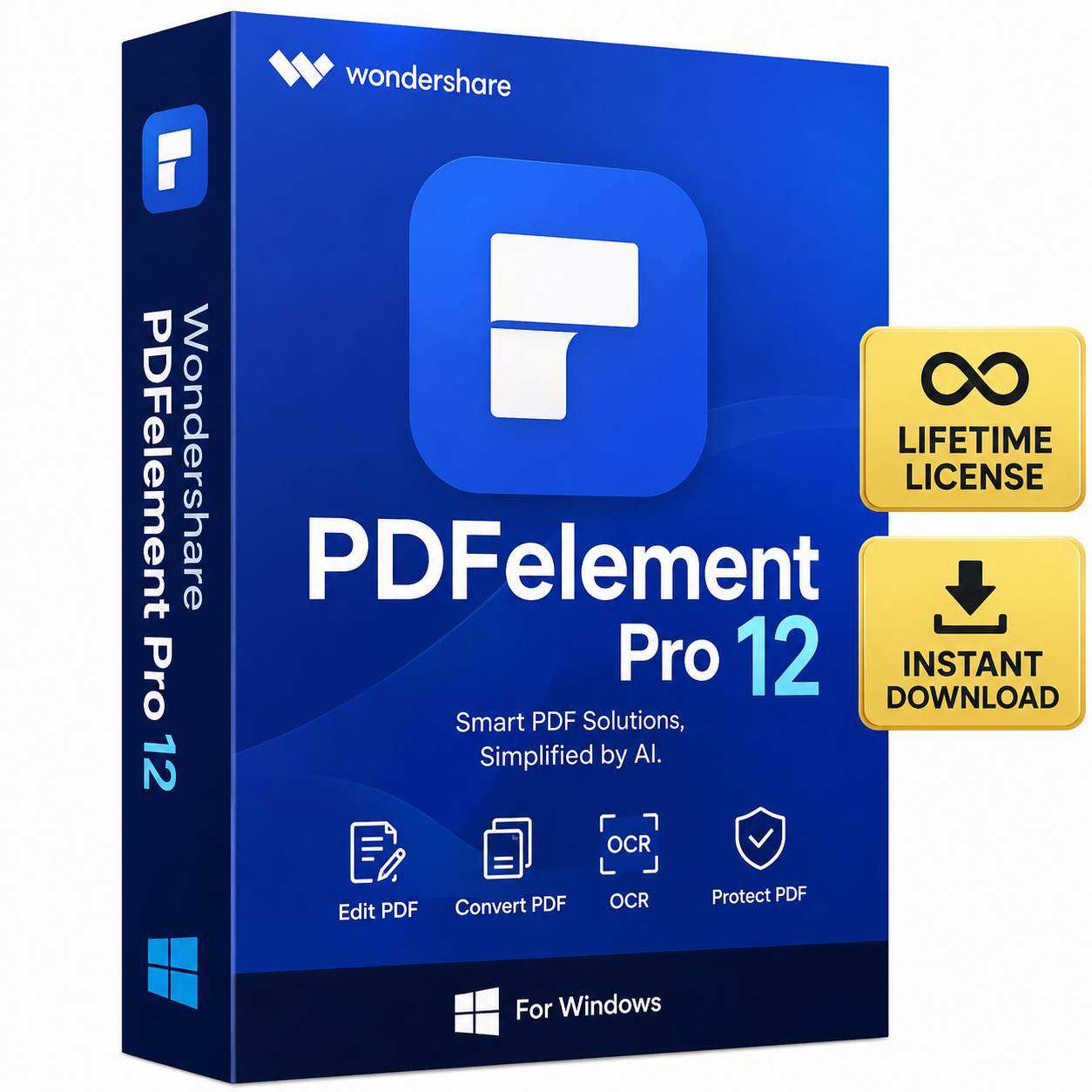 Wondershare PDFelement Pro 12 Lifetime License for Windows