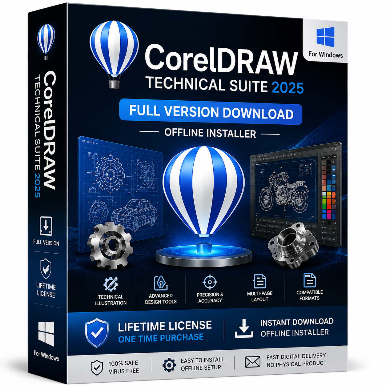 CorelDRAW Technical Suite 2025 Lifetime License for Windows