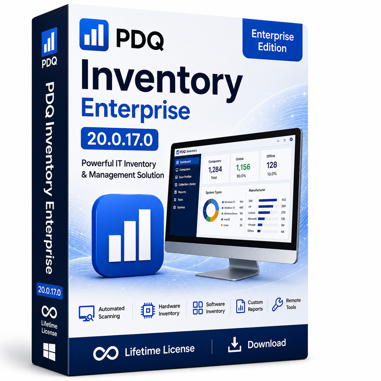 PDQ Inventory Enterprise Lifetime License For Windows