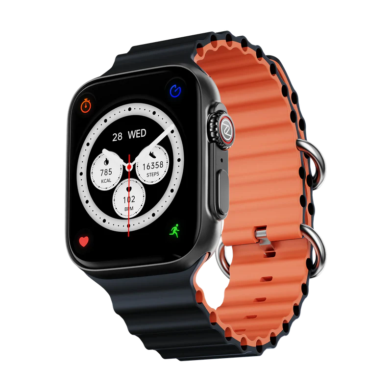 Jaguar Smartwatch – 1.96" TFT Display, Health Monitoring & Smart Features