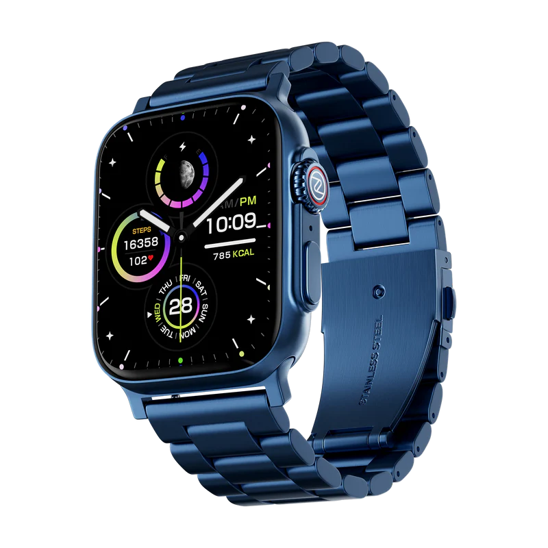 Jaguar Smartwatch – 1.96" TFT Display, Health Monitoring & Smart Features
