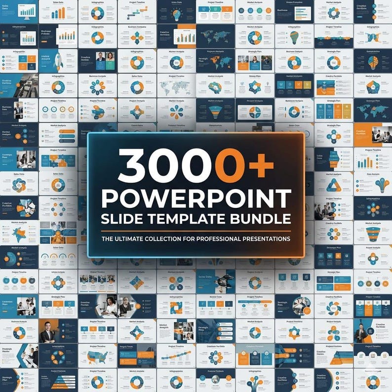 3000 PowerPoint Templates Bundle