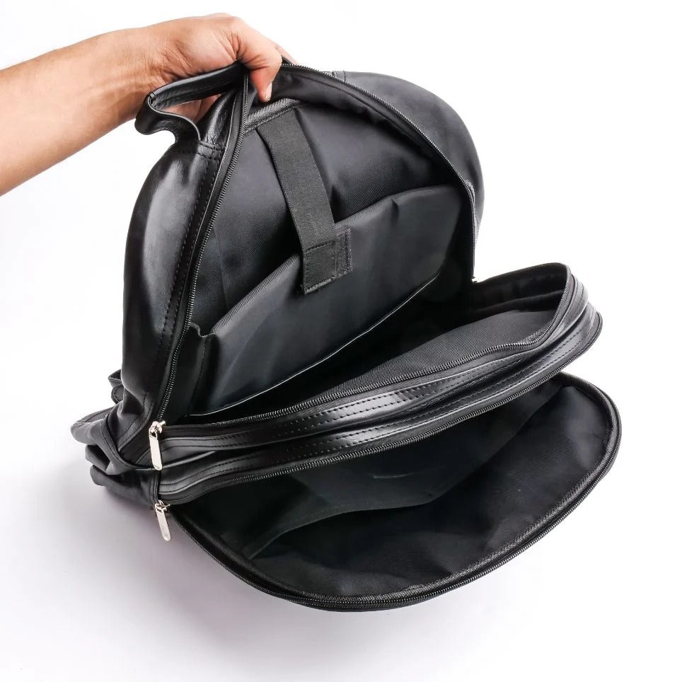 Trio Leather Backpack