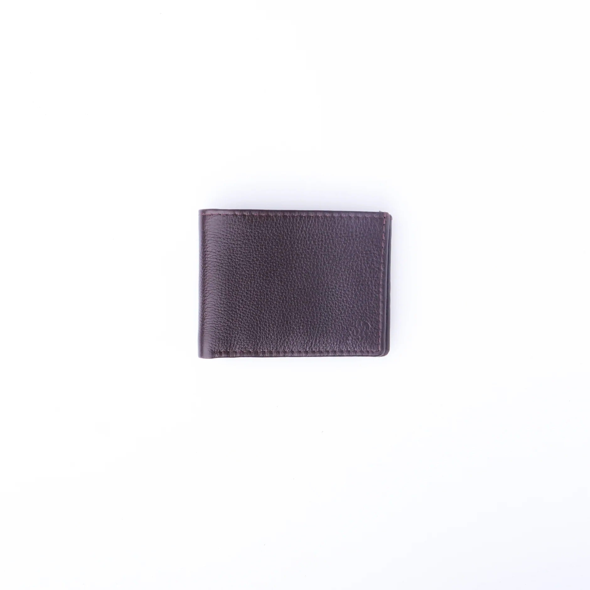 Thin Slim Butter Soft Leather Bi-Fold Wallet-Black