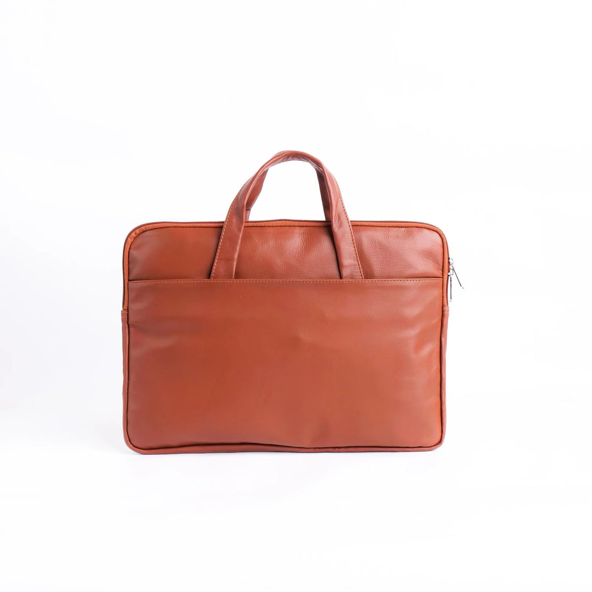 Executive Leather Laptop Bag-Tan