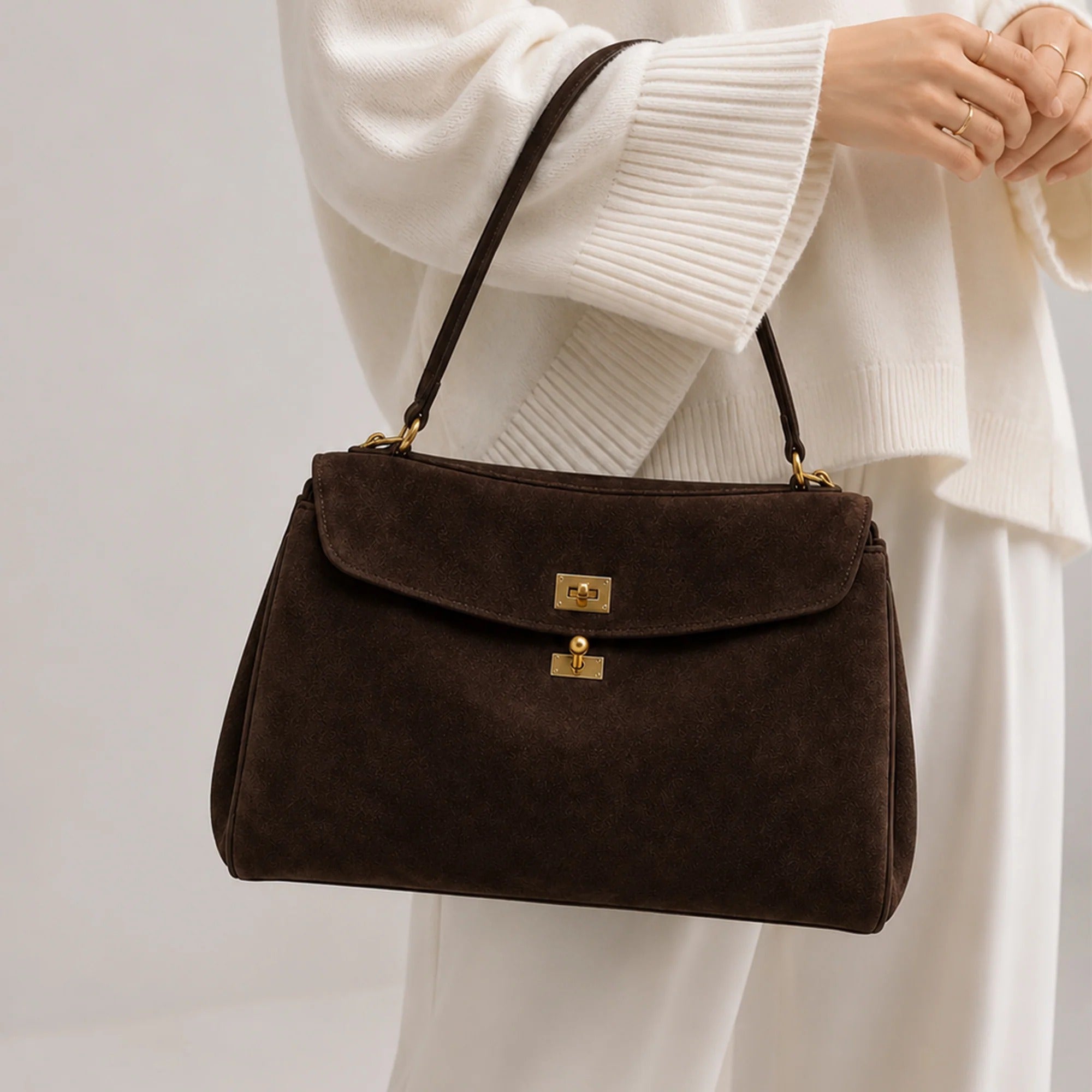 The Charlotte | Suede Bag