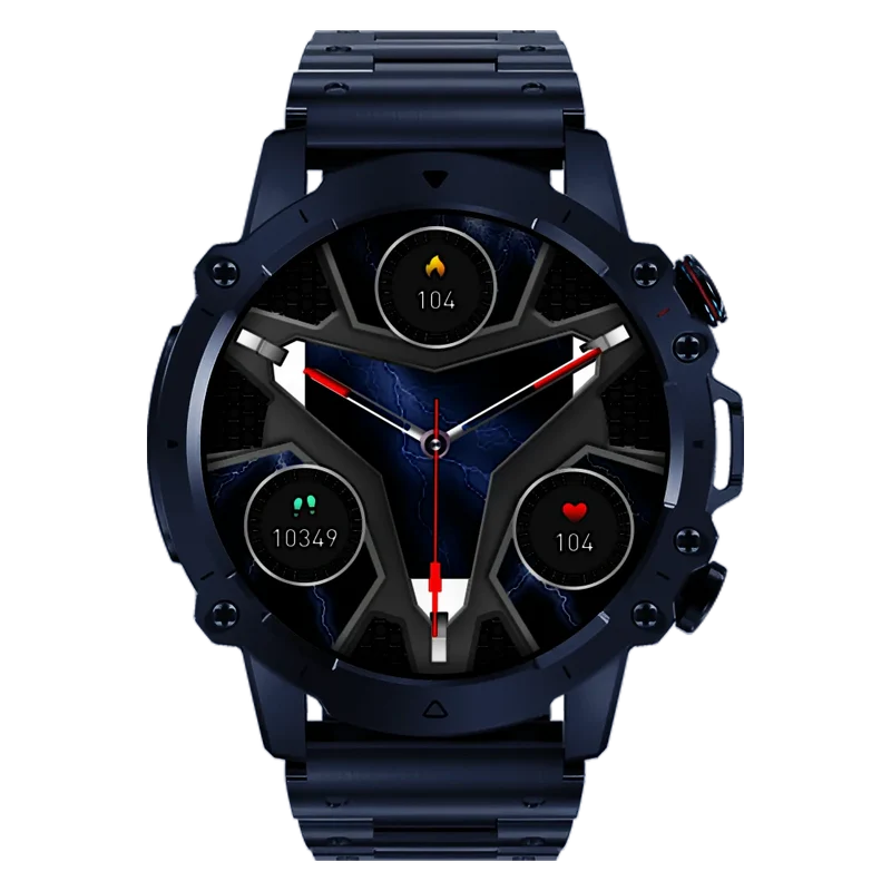 Revolt Smartwatch – AMOLED Display, Heart Rate & SpO2 Monitor, IP68 Water Resistant