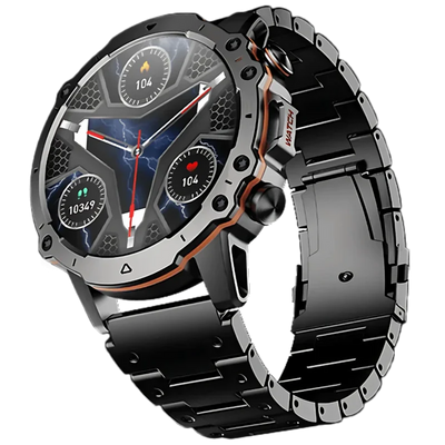 Revolt Smartwatch – AMOLED Display, Heart Rate & SpO2 Monitor, IP68 Water Resistant