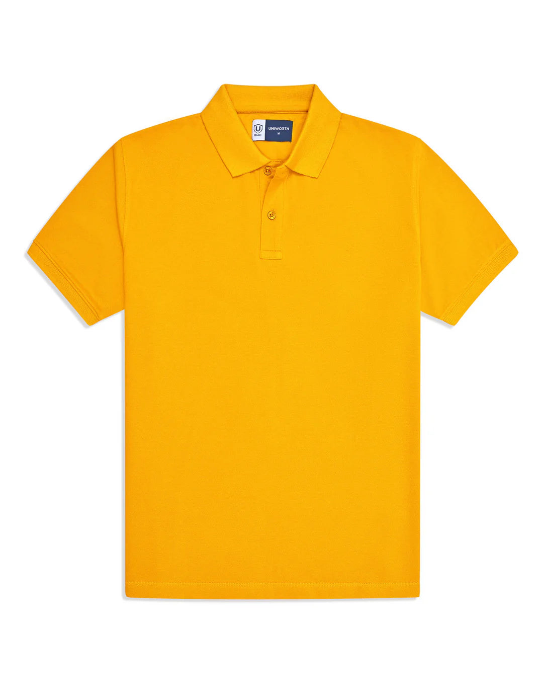 Amber Haze Plain Pique Polo Shirt