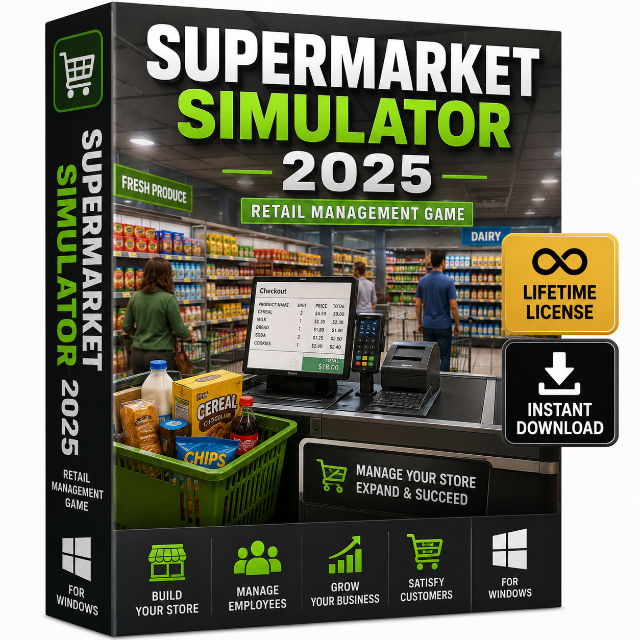 Supermarket Simulator 2025 Lifetime License for Windows