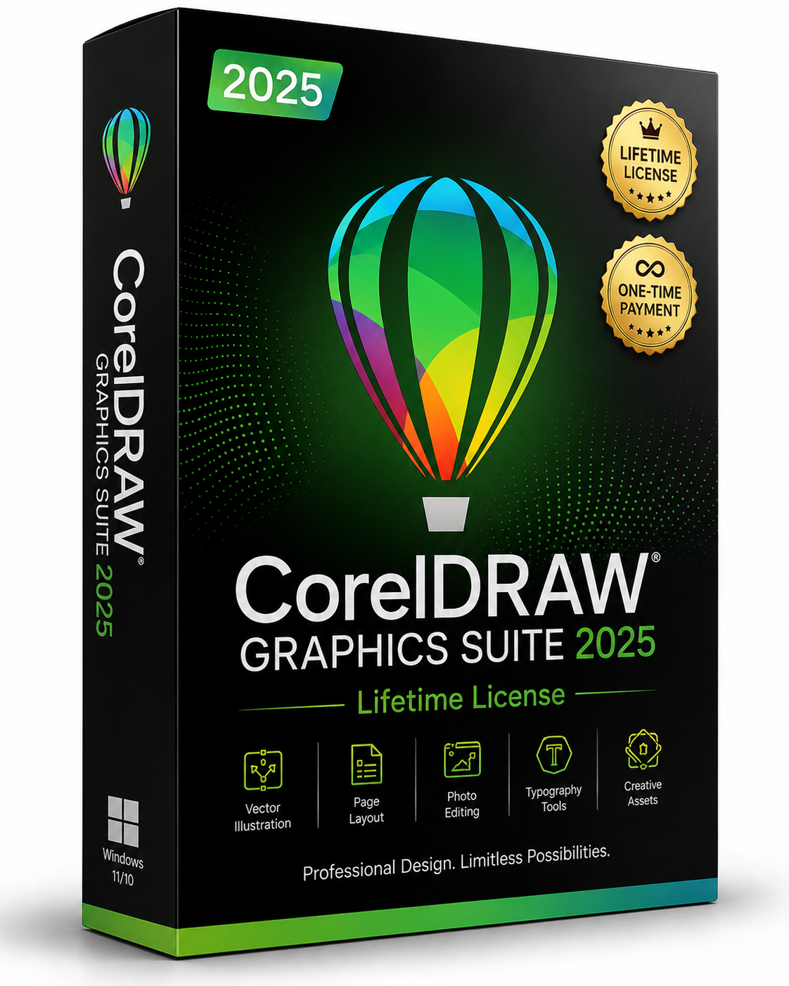 CorelDRAW Graphics Suite 2025 Lifetime License for Windows