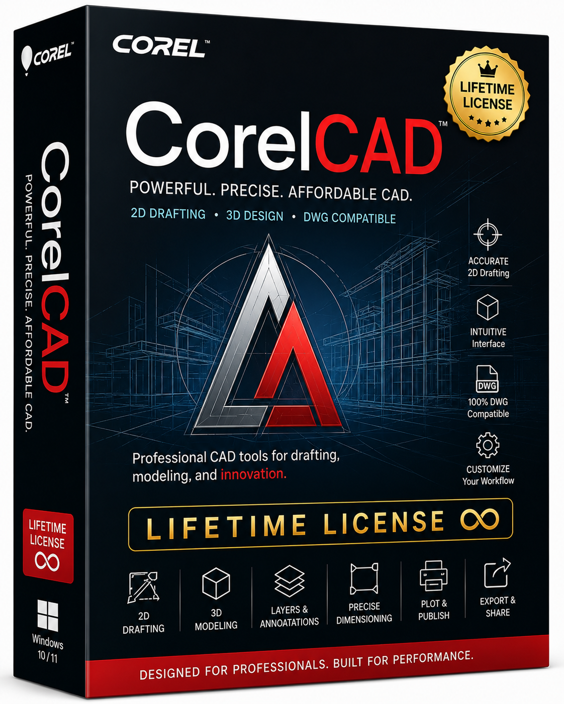 CorelCAD Lifetime License for Windows