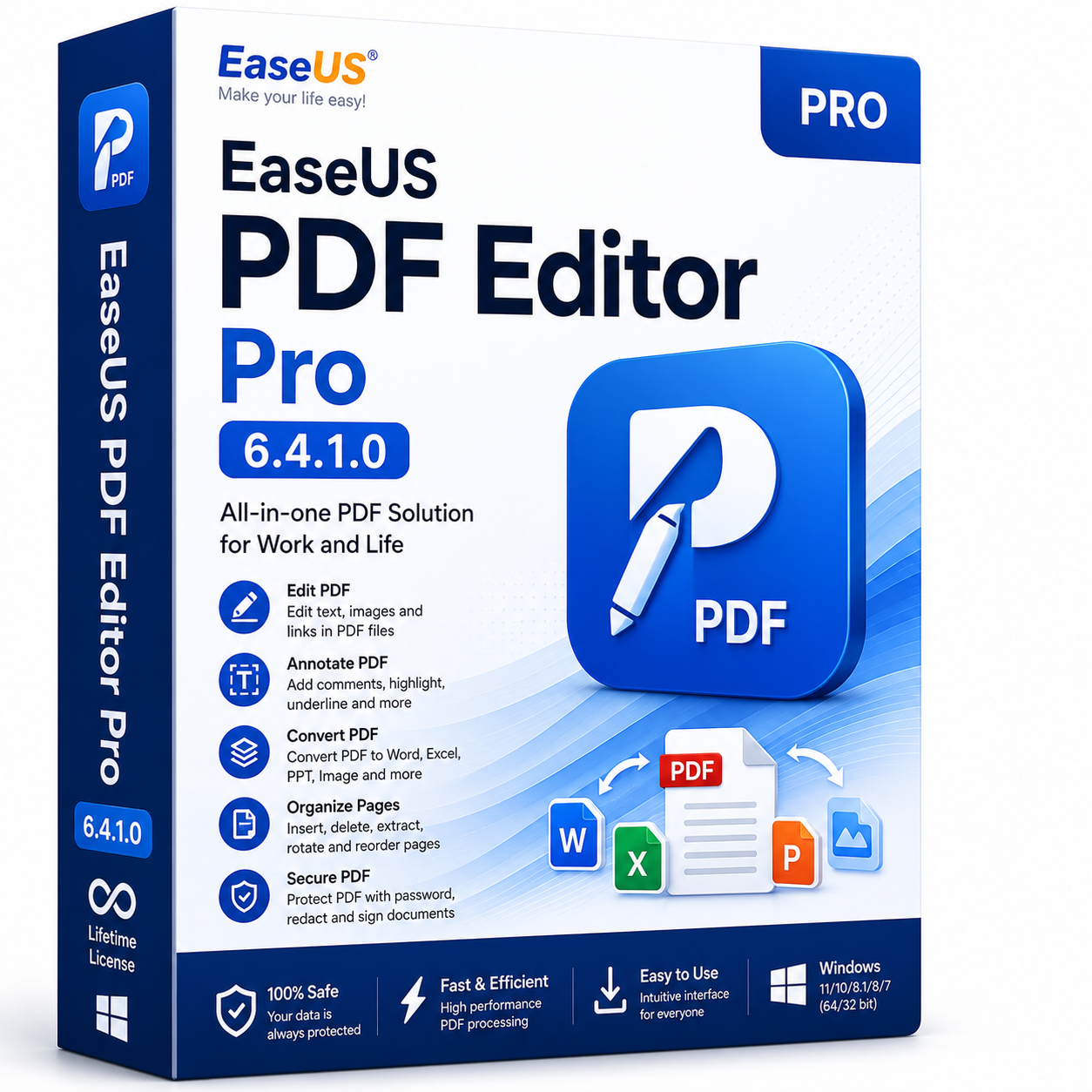 EaseUS PDF Editor Pro Lifetime License For Windows