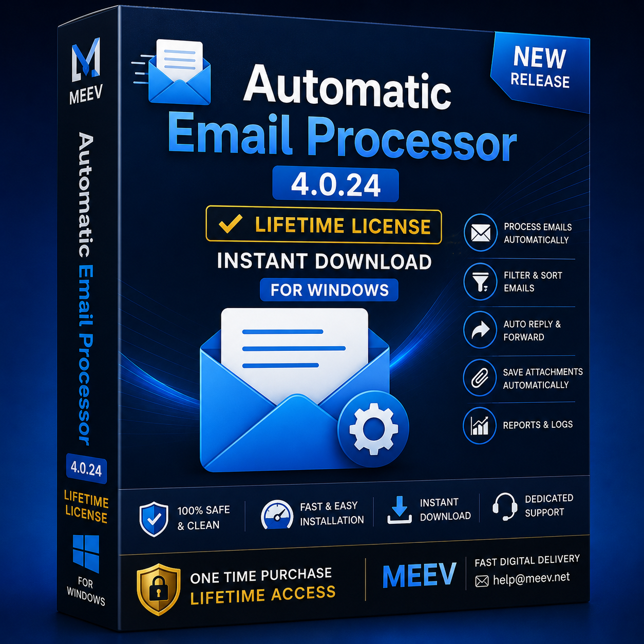 Automatic Email Processor 4 Lifetime License For Windows