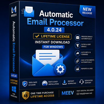 Automatic Email Processor 4 Lifetime License For Windows