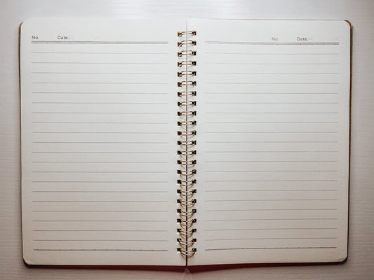 Surprise Design, Hand-Painted Spiral Bound Journal