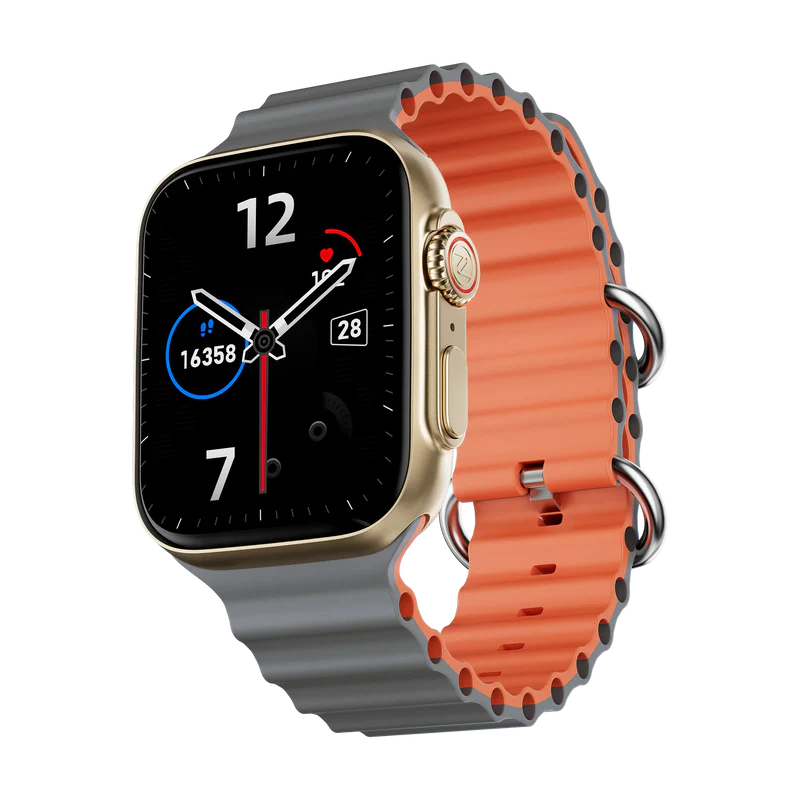 Jaguar Smartwatch – 1.96" TFT Display, Health Monitoring & Smart Features