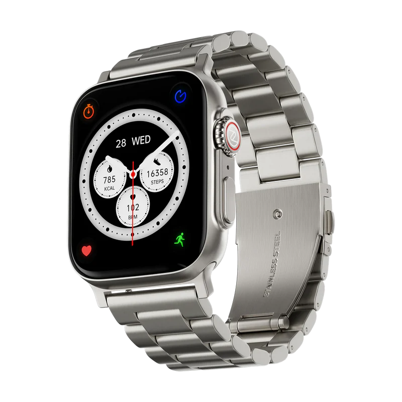 Jaguar Smartwatch – 1.96" TFT Display, Health Monitoring & Smart Features