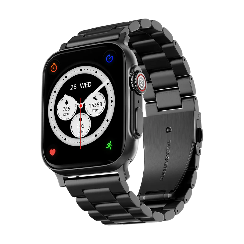 Jaguar Smartwatch – 1.96" TFT Display, Health Monitoring & Smart Features