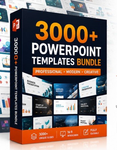 3000 PowerPoint Templates Bundle