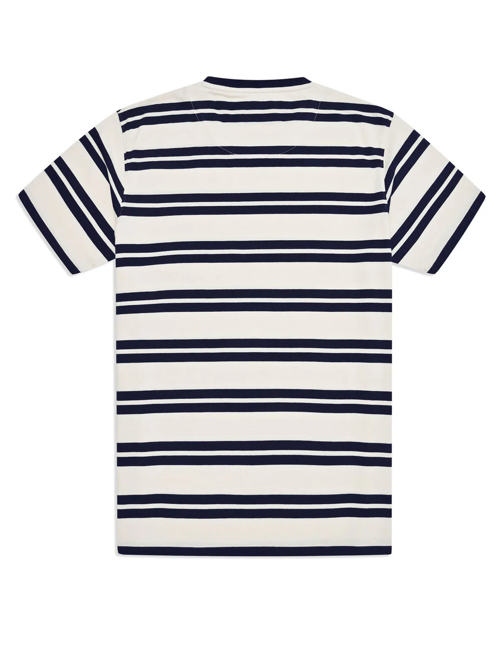 Off White Stripe Crew Neck T-Shirt