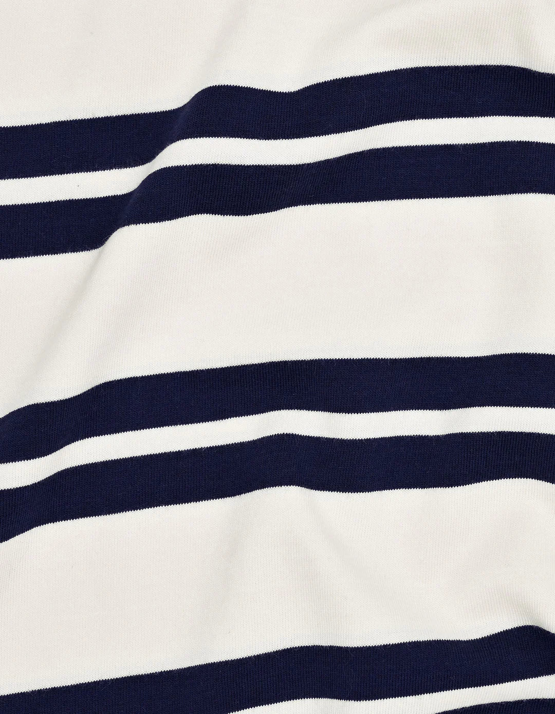 Off White Stripe Crew Neck T-Shirt
