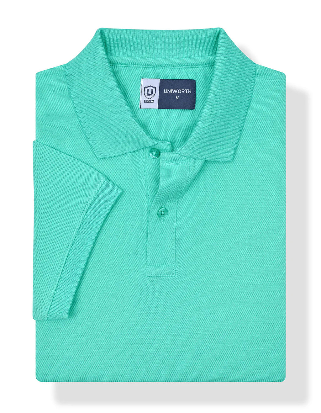 Jelly Mint Plain Pique Polo Shirt