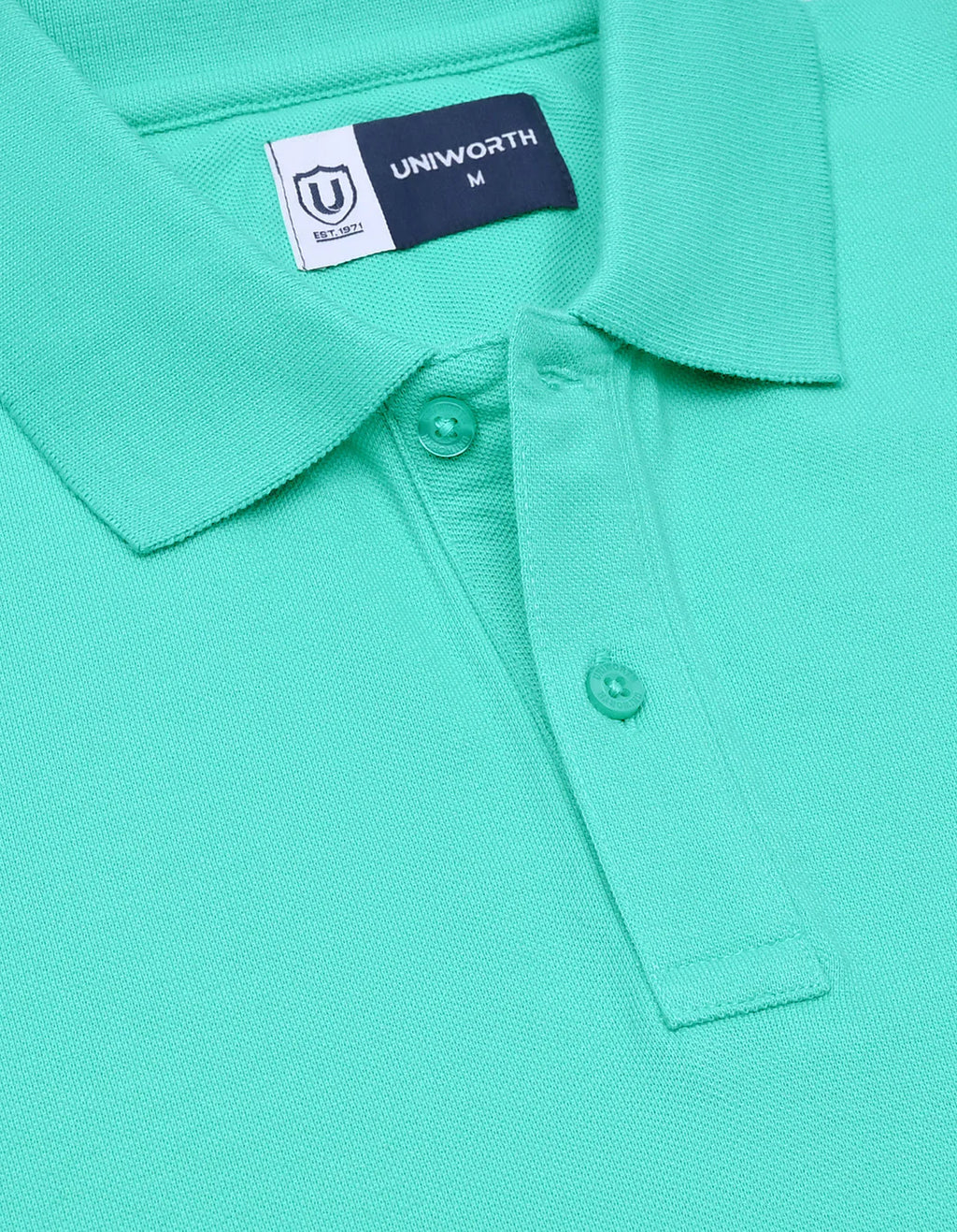Jelly Mint Plain Pique Polo Shirt