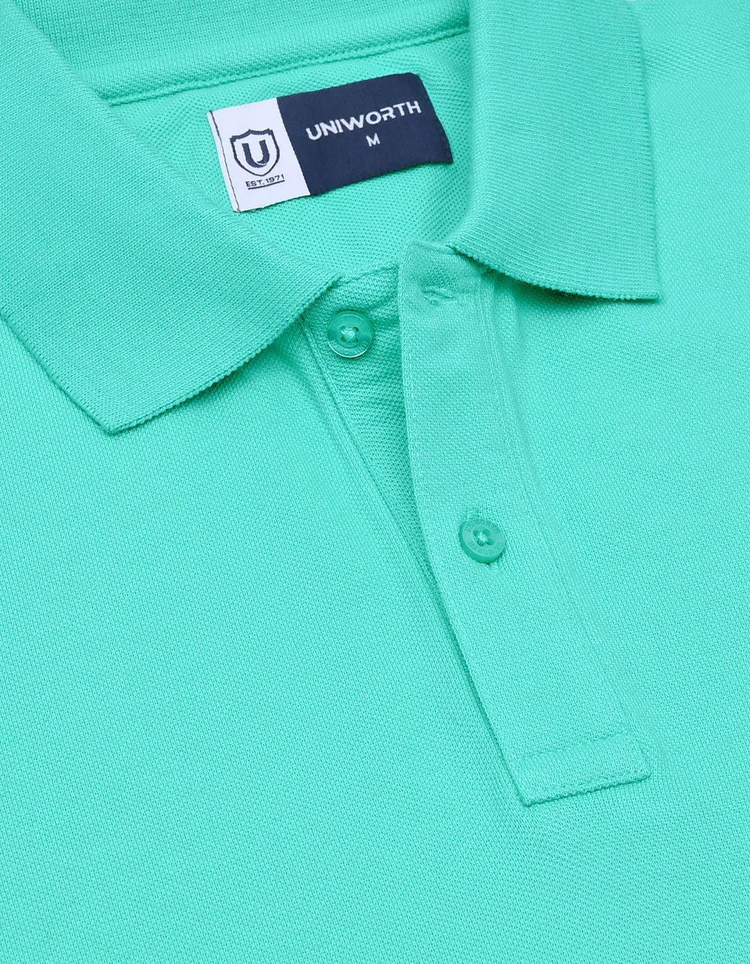 Jelly Mint Plain Pique Polo Shirt