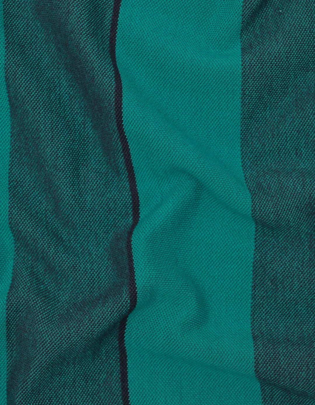 Teal Stripe Pique Polo Shirt