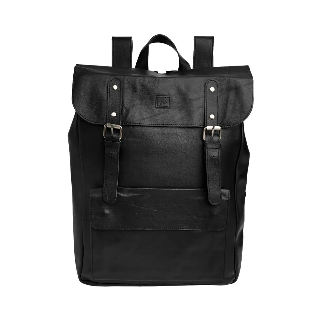Nomad Vintage Leather Backpack- Black