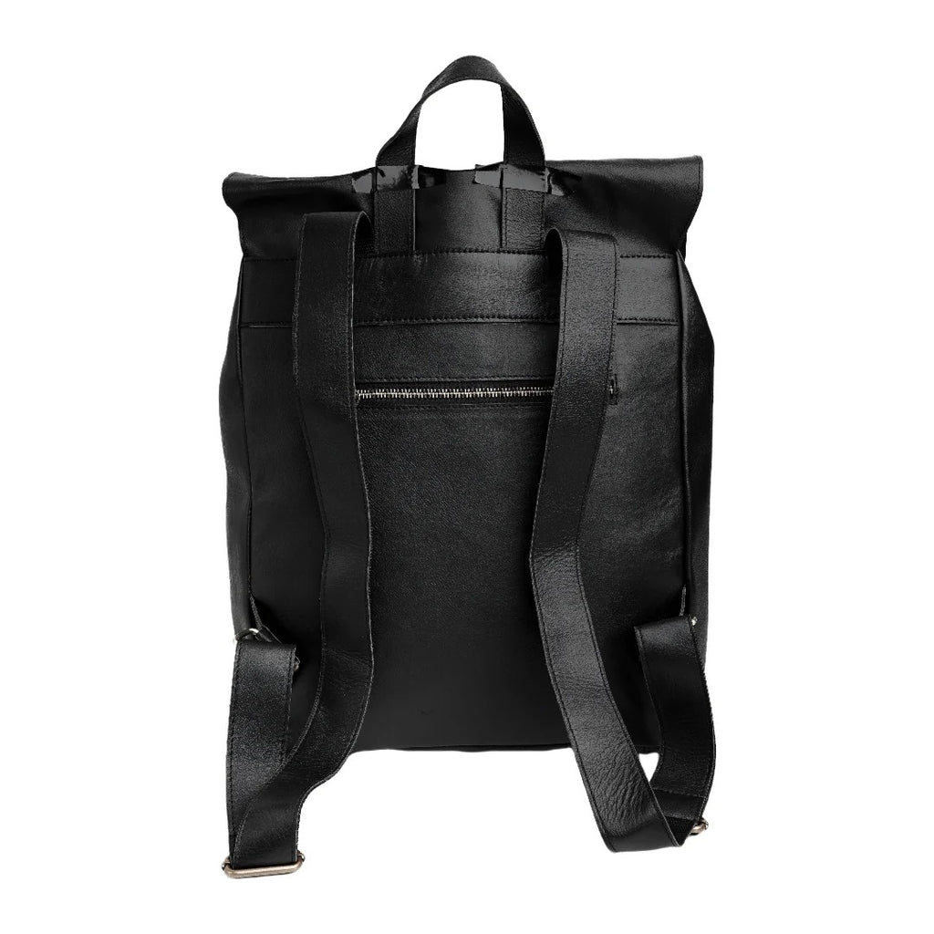 Nomad Vintage Leather Backpack- Black