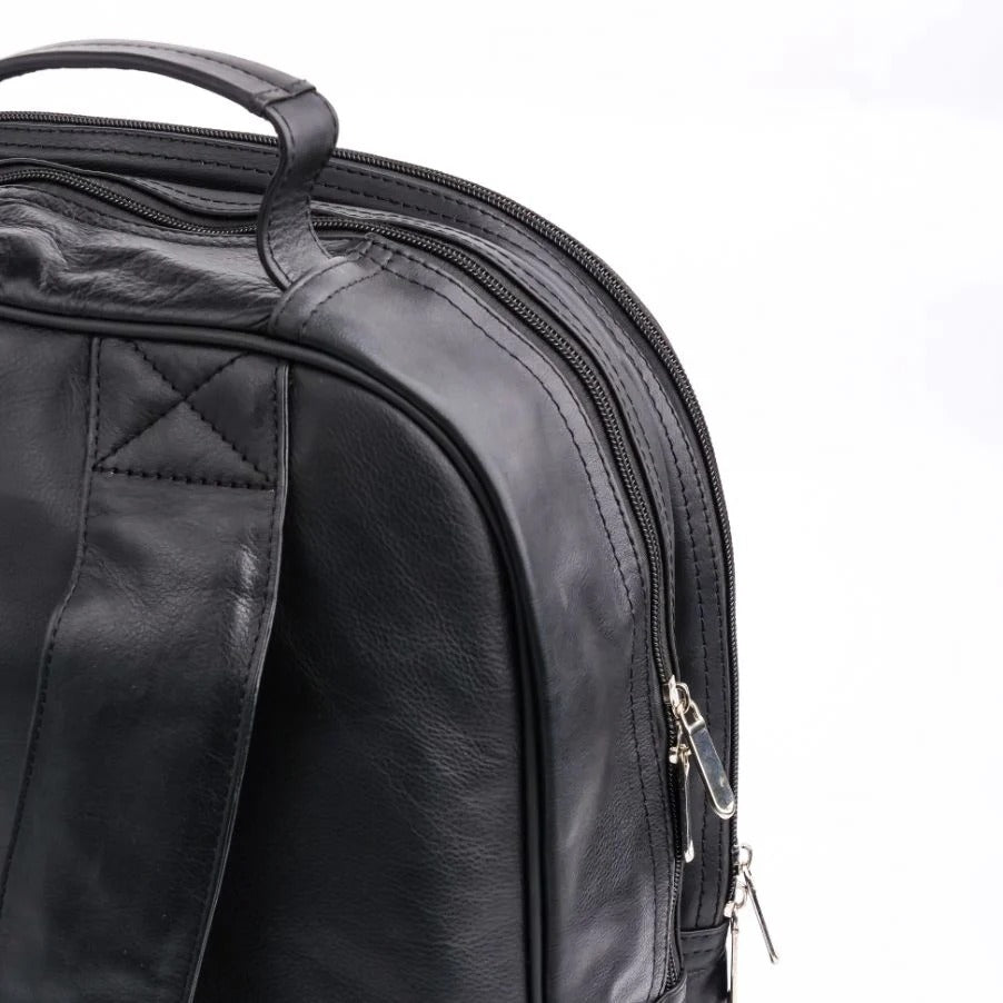 Trio Leather Backpack