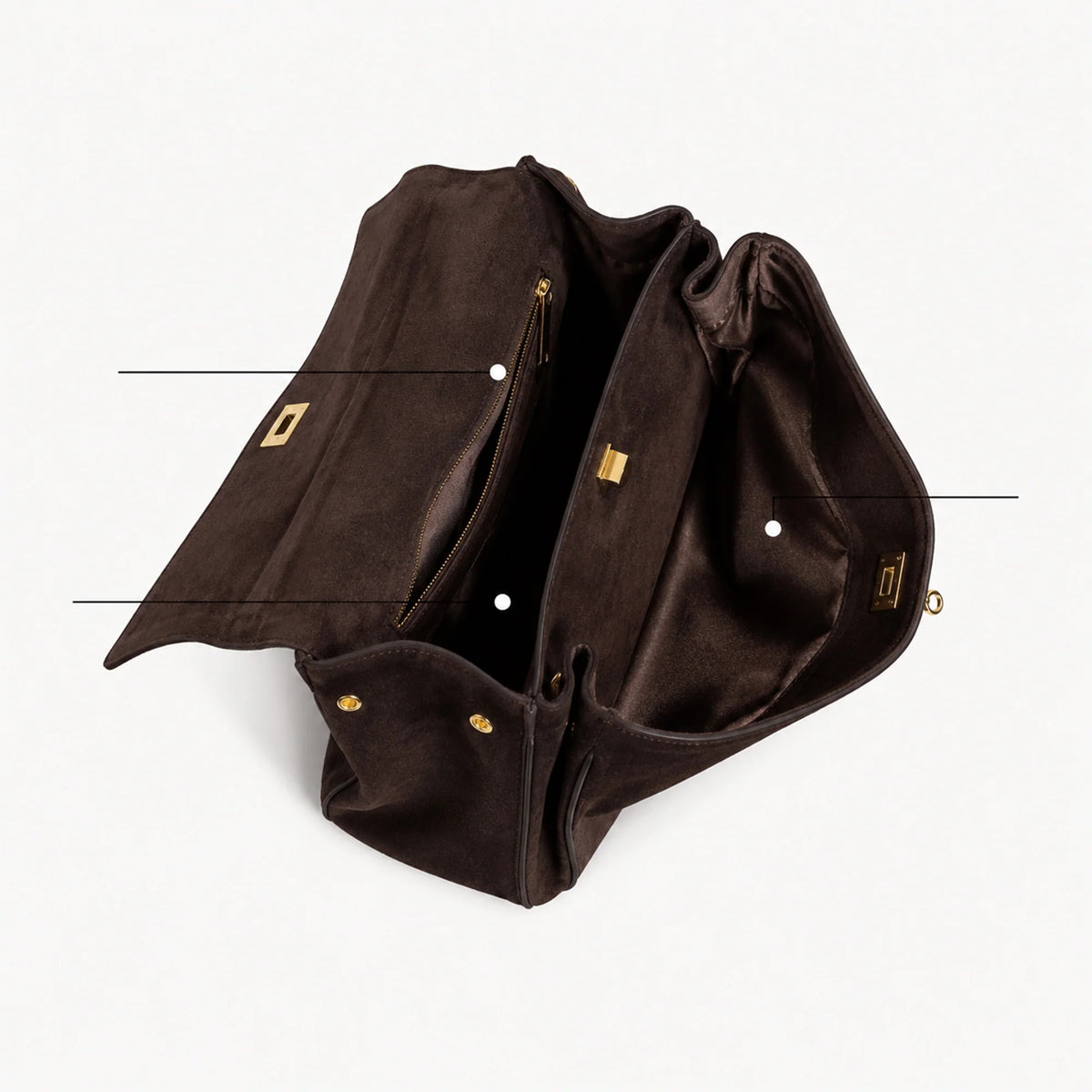 The Charlotte | Suede Bag