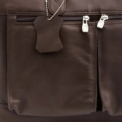 The Ultimate Leather Breifcase Bag-Dark Brown
