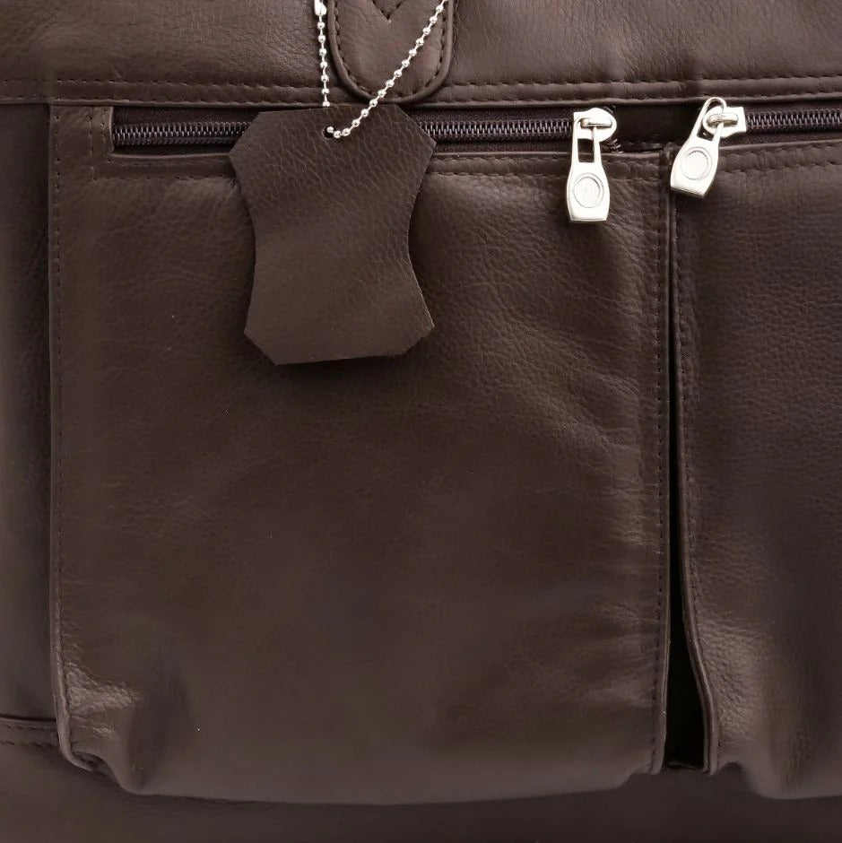 The Ultimate Leather Breifcase Bag-Dark Brown