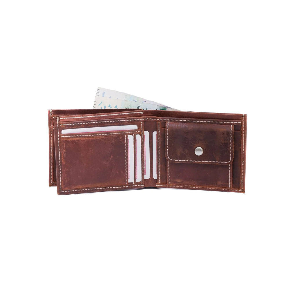 Trident 2.0 Mens Vintage Leather Wallet