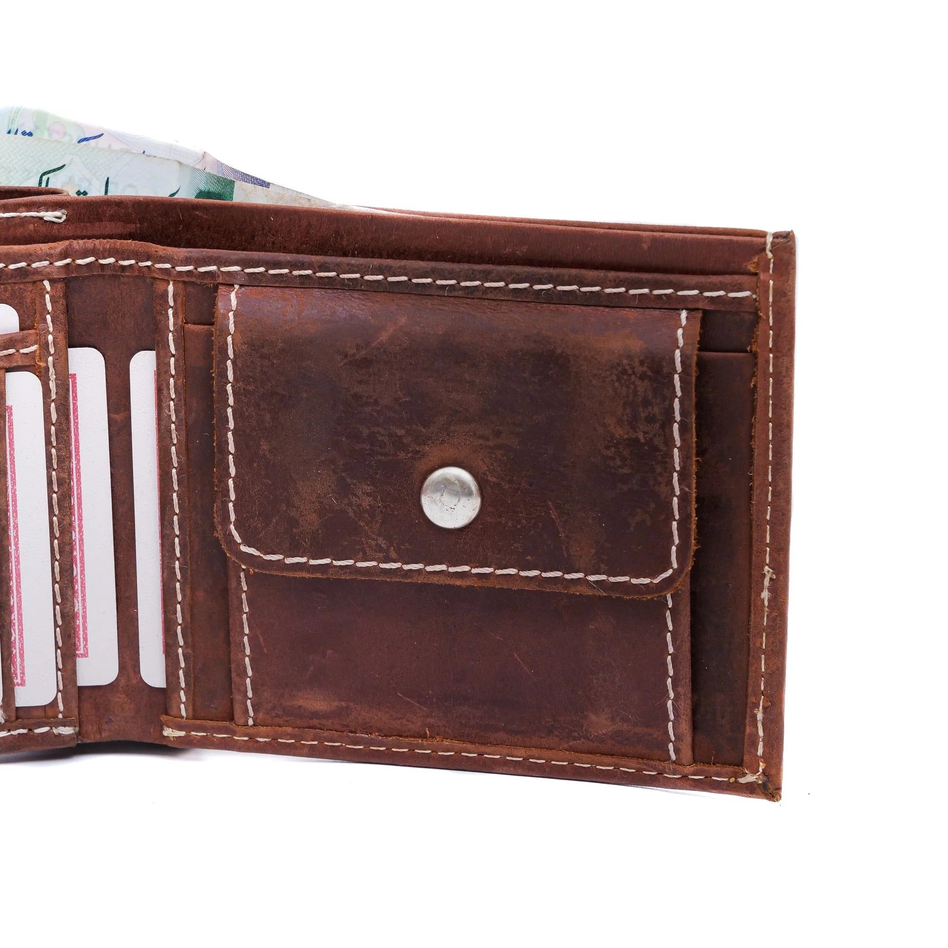 Trident 2.0 Mens Vintage Leather Wallet