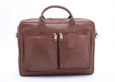 The Ultimate Leather Breifcase Bag-Tan