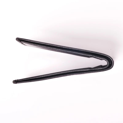 Thin Slim Butter Soft Leather Bi-Fold Wallet-Black