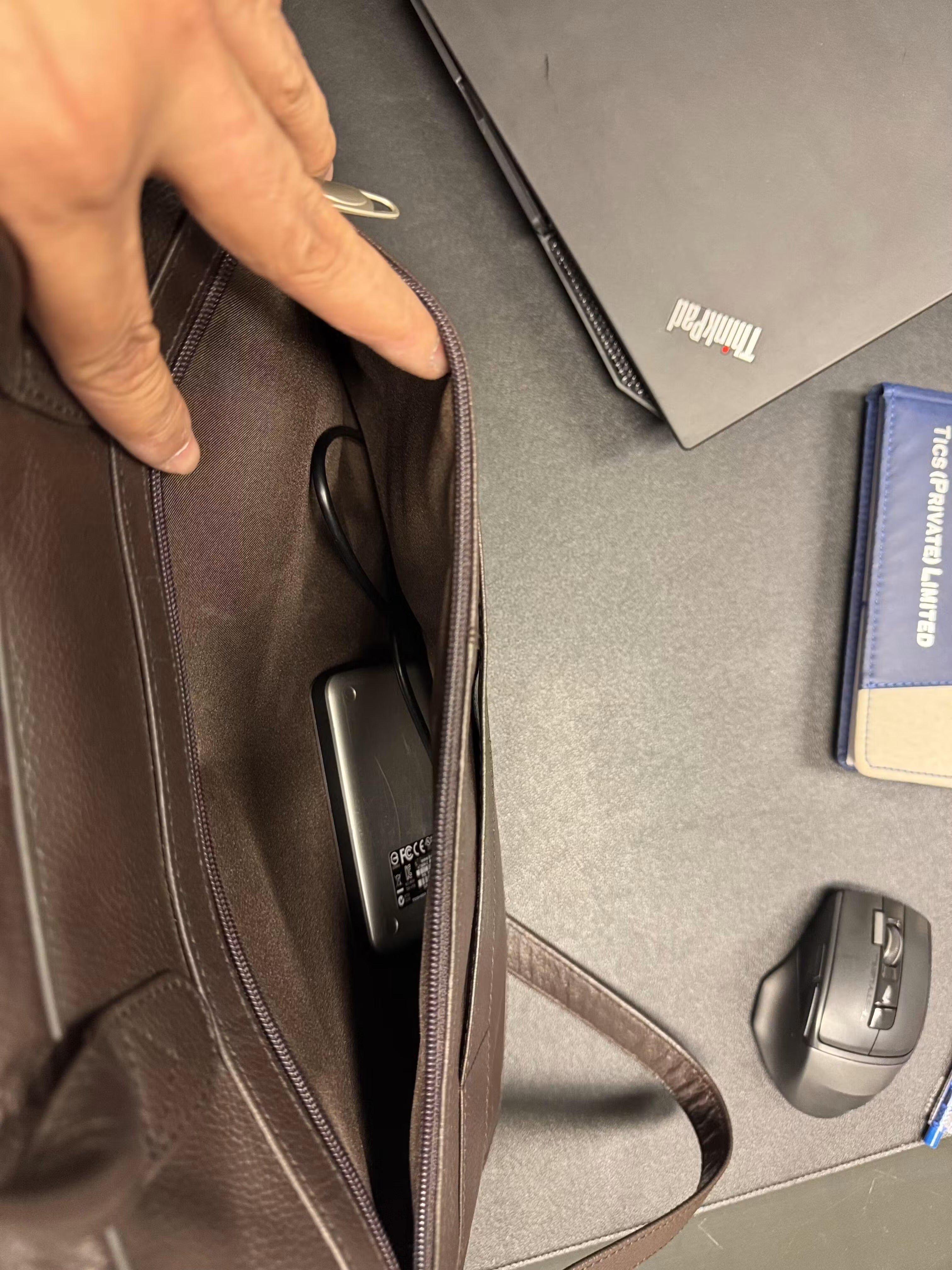 The Ultimate Leather Breifcase Bag-Dark Brown