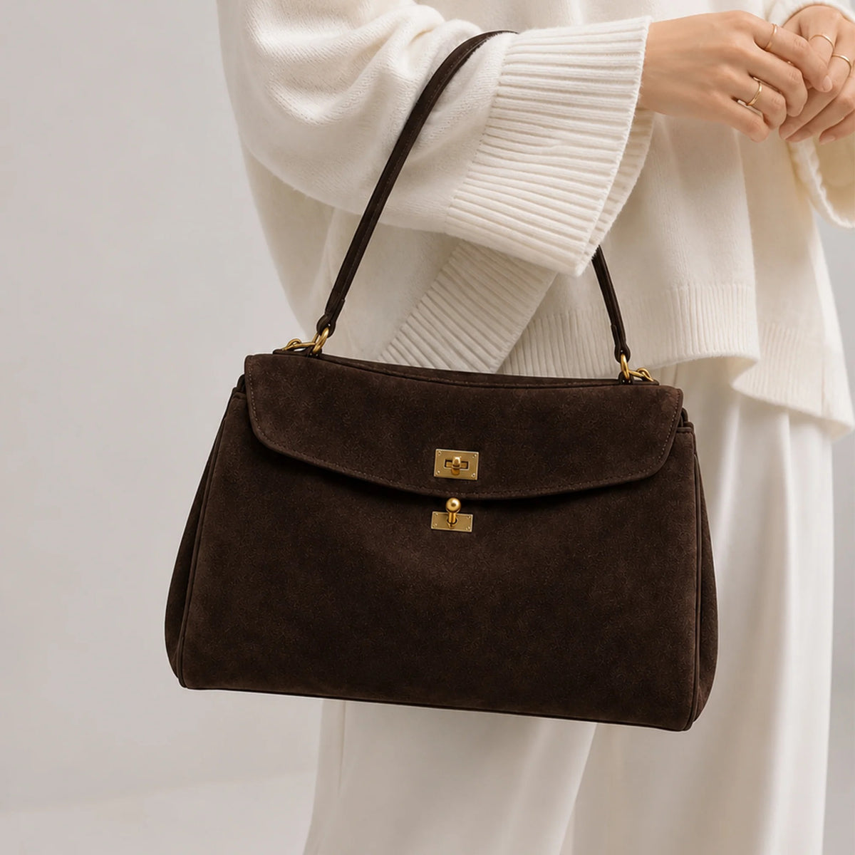 The Charlotte | Suede Bag