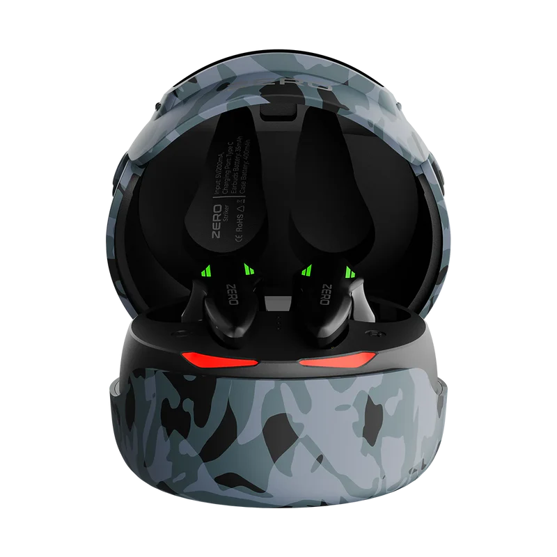 Striker Wireless Earbuds – Bluetooth 5.4, AI ENC, 65ms Game Mode, 27.5-Hour Battery, IPX4
